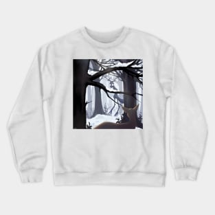 Stalking in the forest Crewneck Sweatshirt